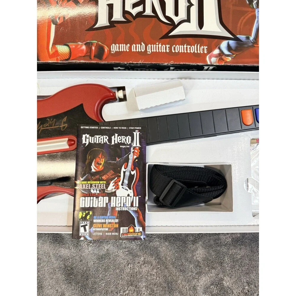 RedOctane Guitar Hero 2 PS2 Controller PSLGH Box No Game Tested